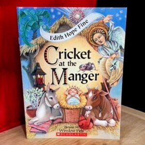 Holiday - Children's Book - "Cricket at the Manger" - LIKE NEW Condition